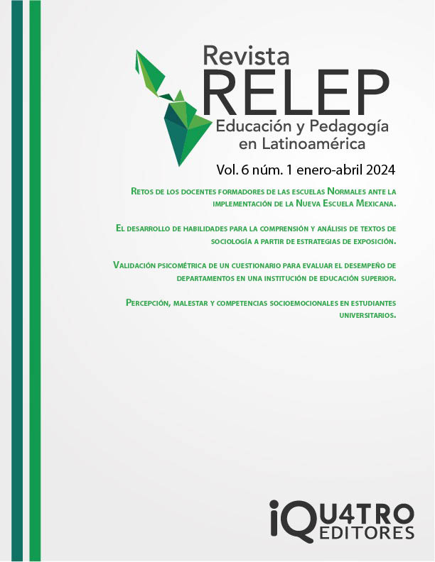 					Ver Vol. 6 Núm. 1 (2024): Revista RELEP, Vol. 6, Núm. 1, 2024.
				